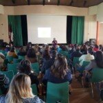 Apresentação da I.M, com agentes da pastoral e pais da paróquia de Santa Joana, Aveiro a 10 Dezembro 2016.